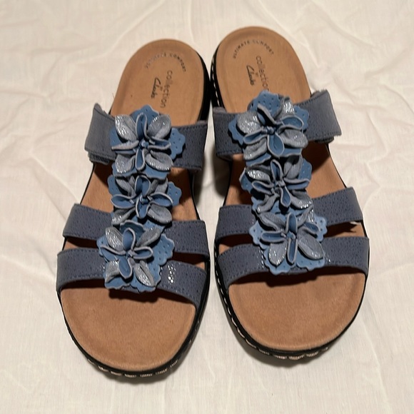 Clarks Shoes - Clark’s light blue slipon